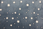 Wellness Fleece Mini Stars - rauchblau